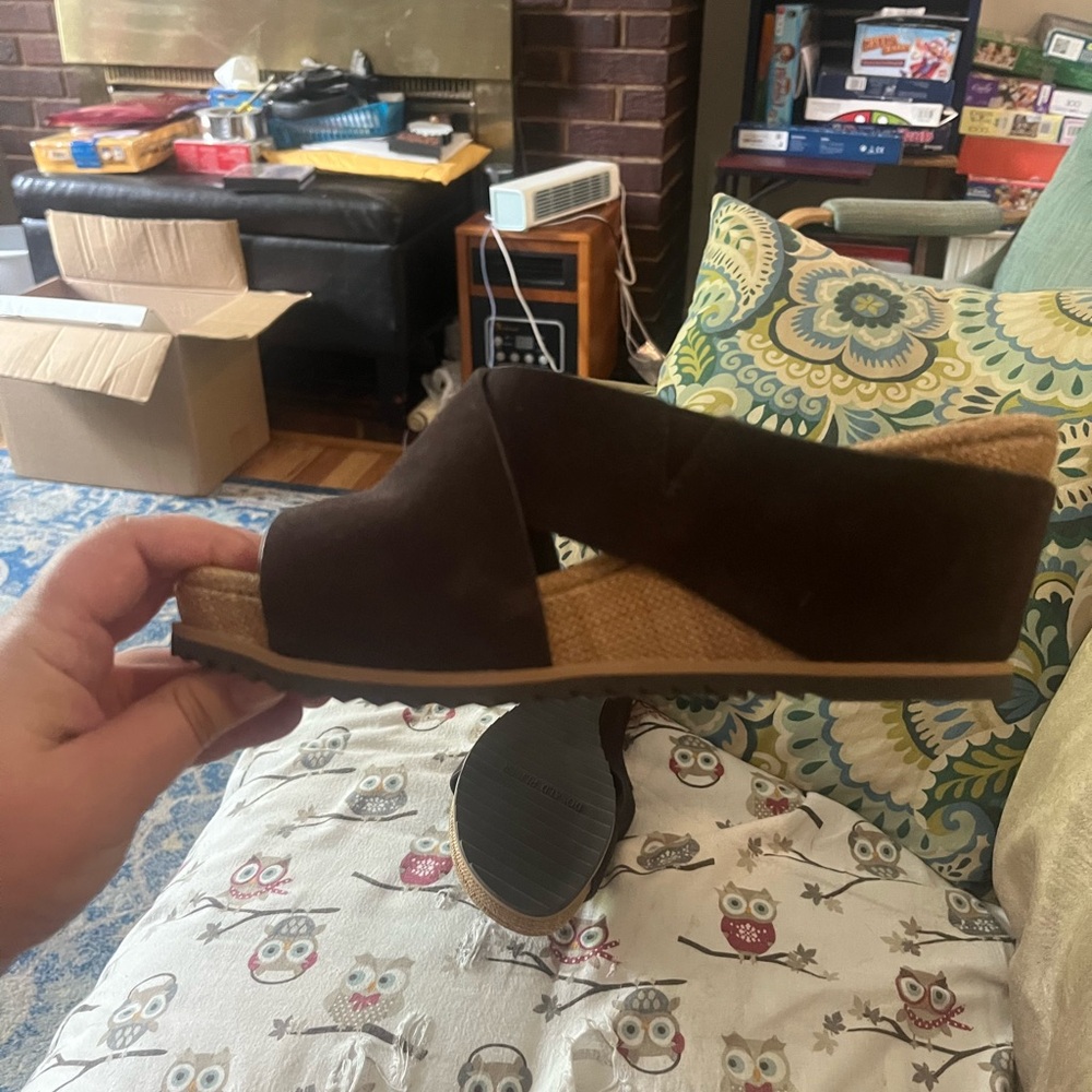 Donald J. Pliner Dark Brown Women's Sandals
